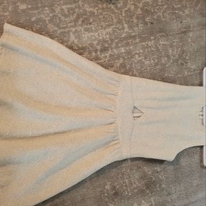 A white with silver embellishments